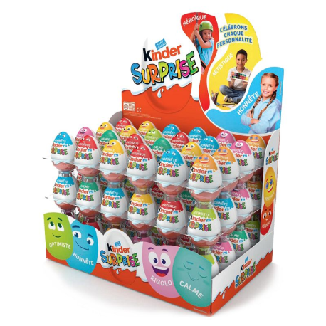 Kinder 72 oeufs surprise "Message"