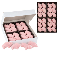 Fondants cochons roses boîte kg (+-45 pièces)