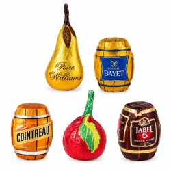 Ballotin Royal des Lys assortiment liqueur 220g Abtey
