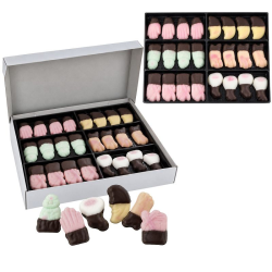 Fondants St Nicolas chocolat boîte vrac kg (+-72 pièces)