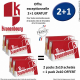 Lot Kronenbourg pack de 2x10x25cl VP - 2 +1 offert