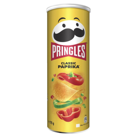 Pringles original 175g - carton de 25
