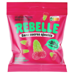 PRECOMMANDE Sachet cerises acidulées sans sucres ajoutés 50g Rebelle