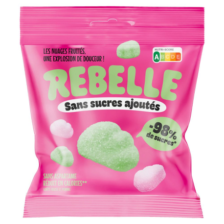 PRECOMMANDE Sachet Nuages Fluffy sans sucres ajoutés 50g Rebelle